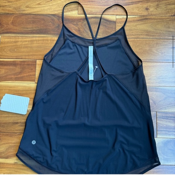 Lululemon Mix and Mesh Athletic Tank Top Black Color Size 6 - Picture 3 of 5